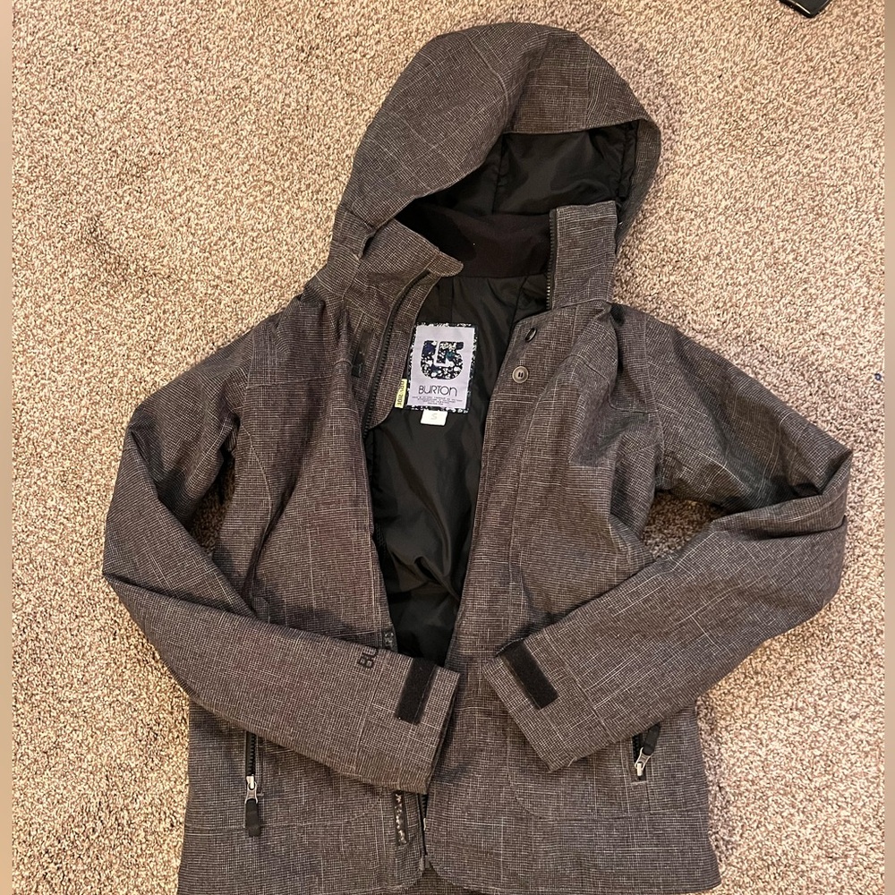 Burton grey ski/snowboard jacket
